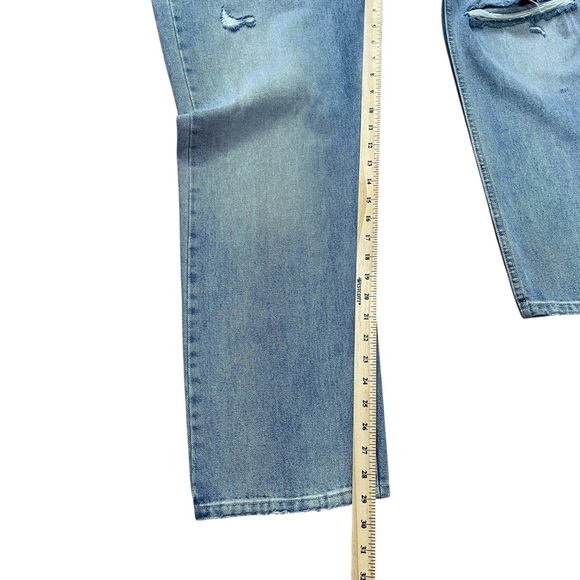 Levis SilverTab Jeans Men 36x30 Straight Light Wash Grunge Y2K Relaunch - Picture 8 of 10